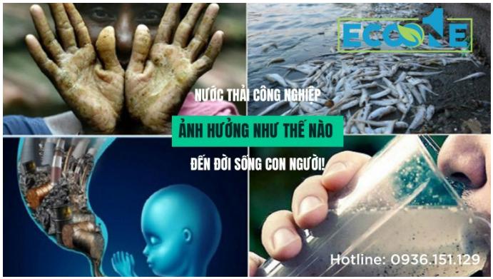 Nước thải công nghiệp ảnh hưởng như thế nào đến đời sống con người